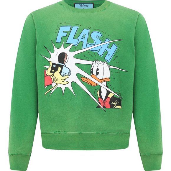 HOST PICK Gucci x Disney Donald Duck Sweatshirt in Green NEW WITH TAGS - Picture 6 of 6